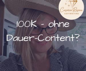 Wie du 100K machst, ohne ständig Inhalte zu produzieren